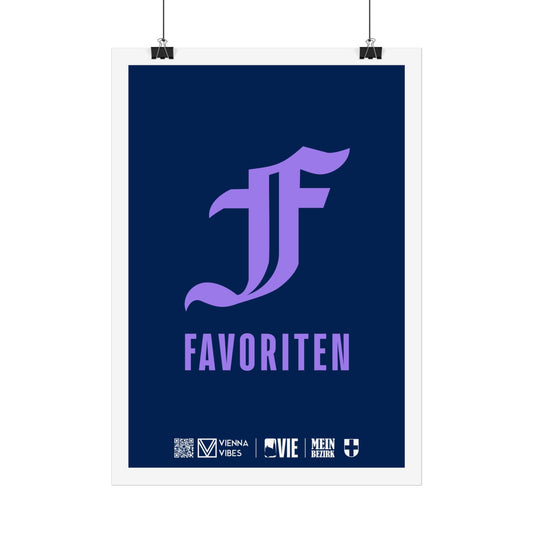 10 - Team Favoriten Monogramm Art Print