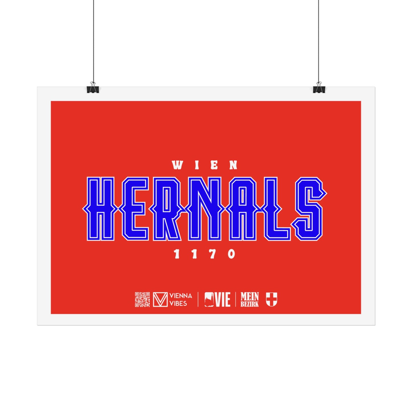 17 - Team Hernals Schriftzug Art Print