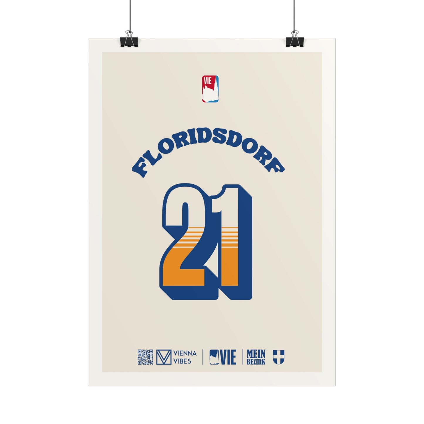 21 - Team Floridsdorf - Trikot Art Print