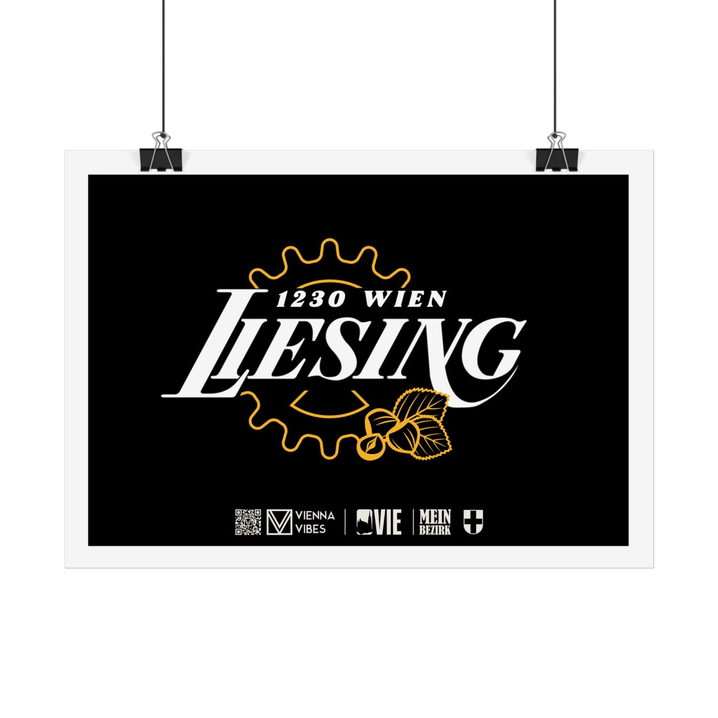 23 - Team Liesing Schriftzug Art Print