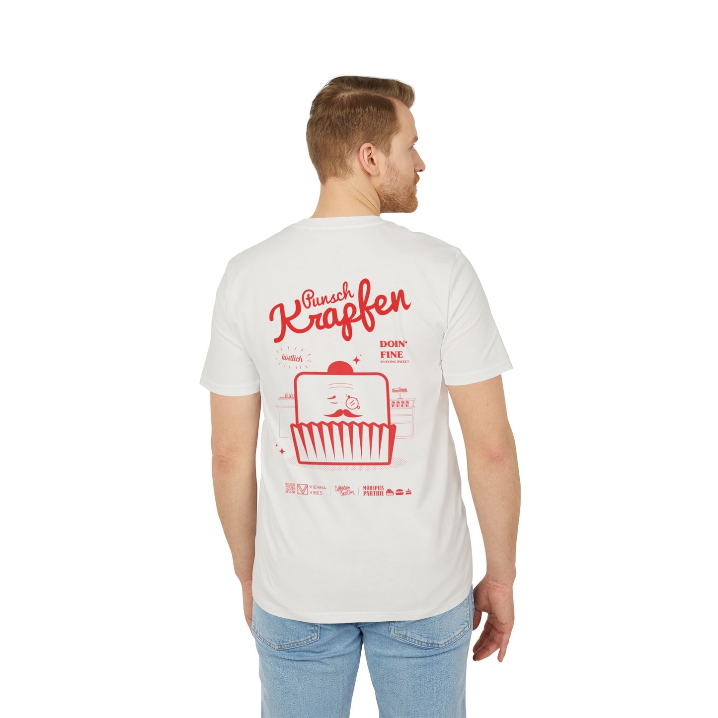 Punschkrapfen T-Shirt – Wiener Charme im Vintage-Design