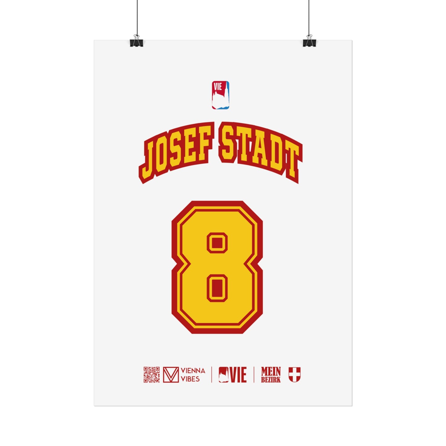 08 - Team Josefstadt - Trikot Art Print