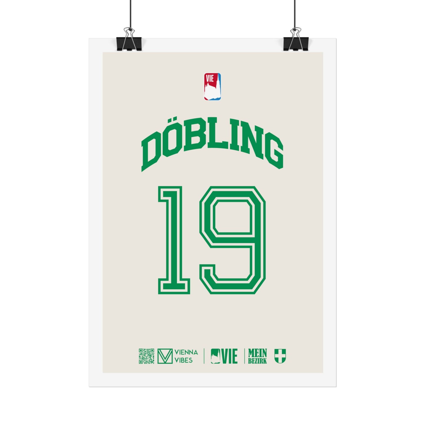 19 - Team Döbling - Trikot Art Print