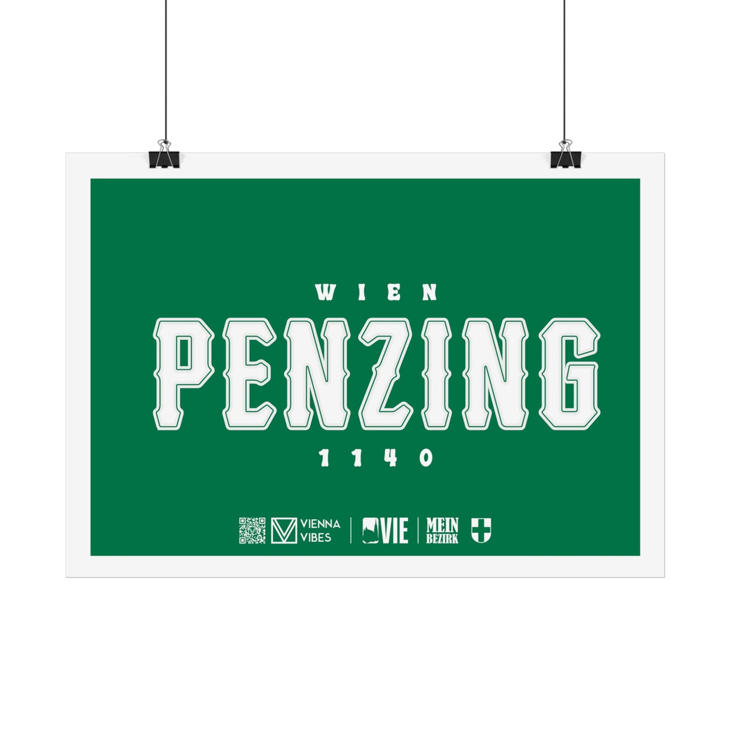 14 - Team Penzing Schriftzug Art Print