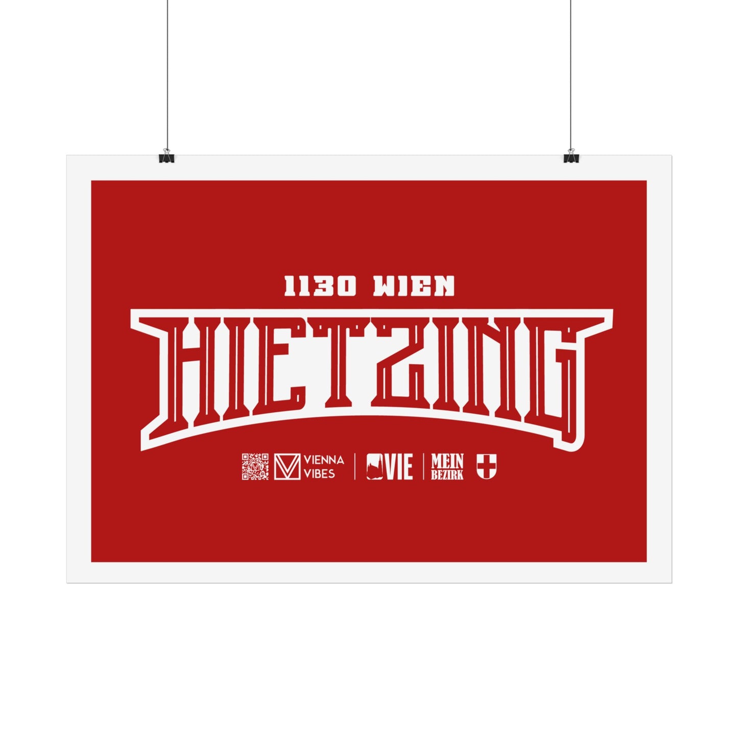 13 - Team Hietzing Schriftzug Art Print