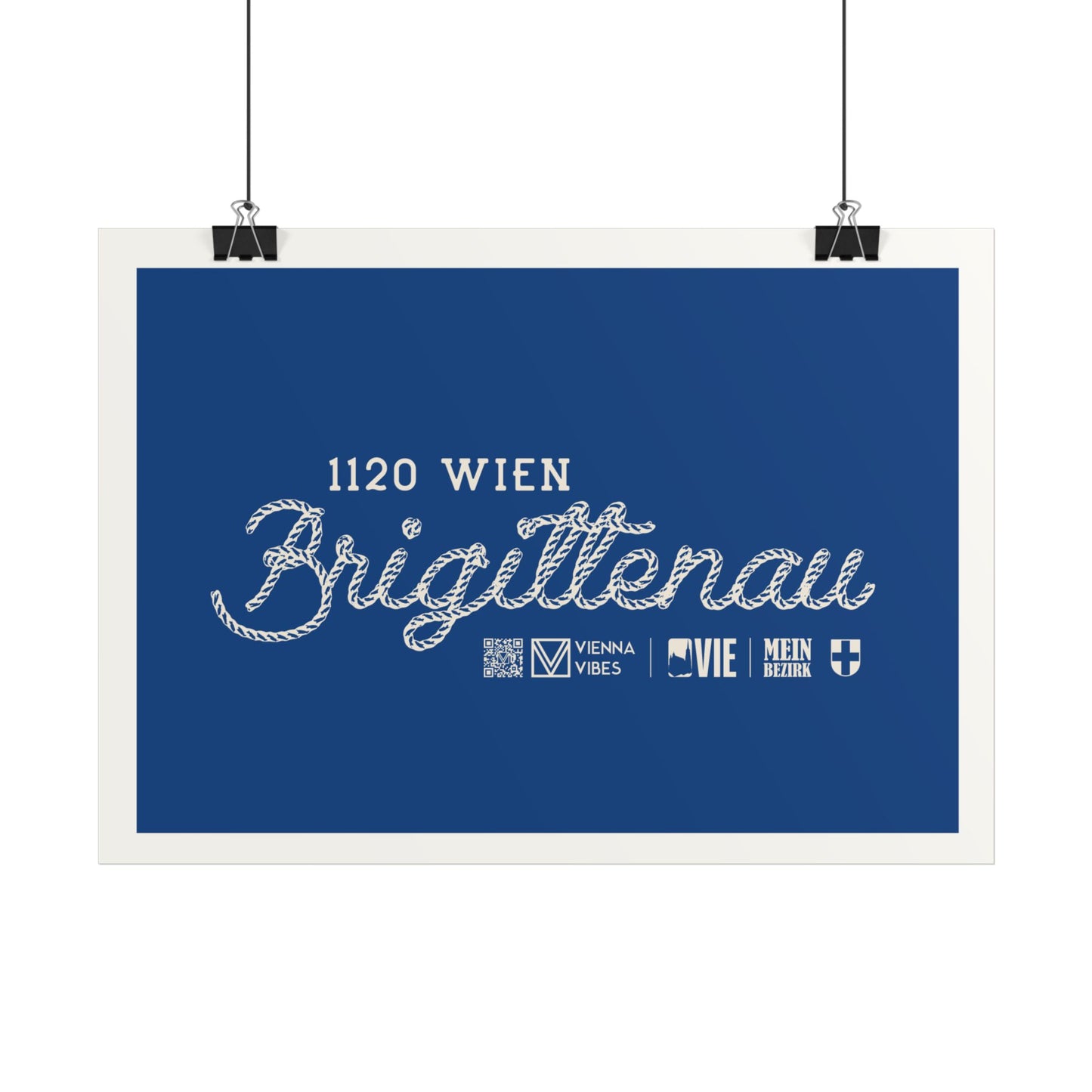 20 - Team Brigittenau Schriftzug Art Print