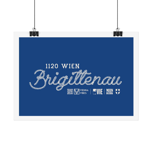 20 - Team Brigittenau Schriftzug Art Print