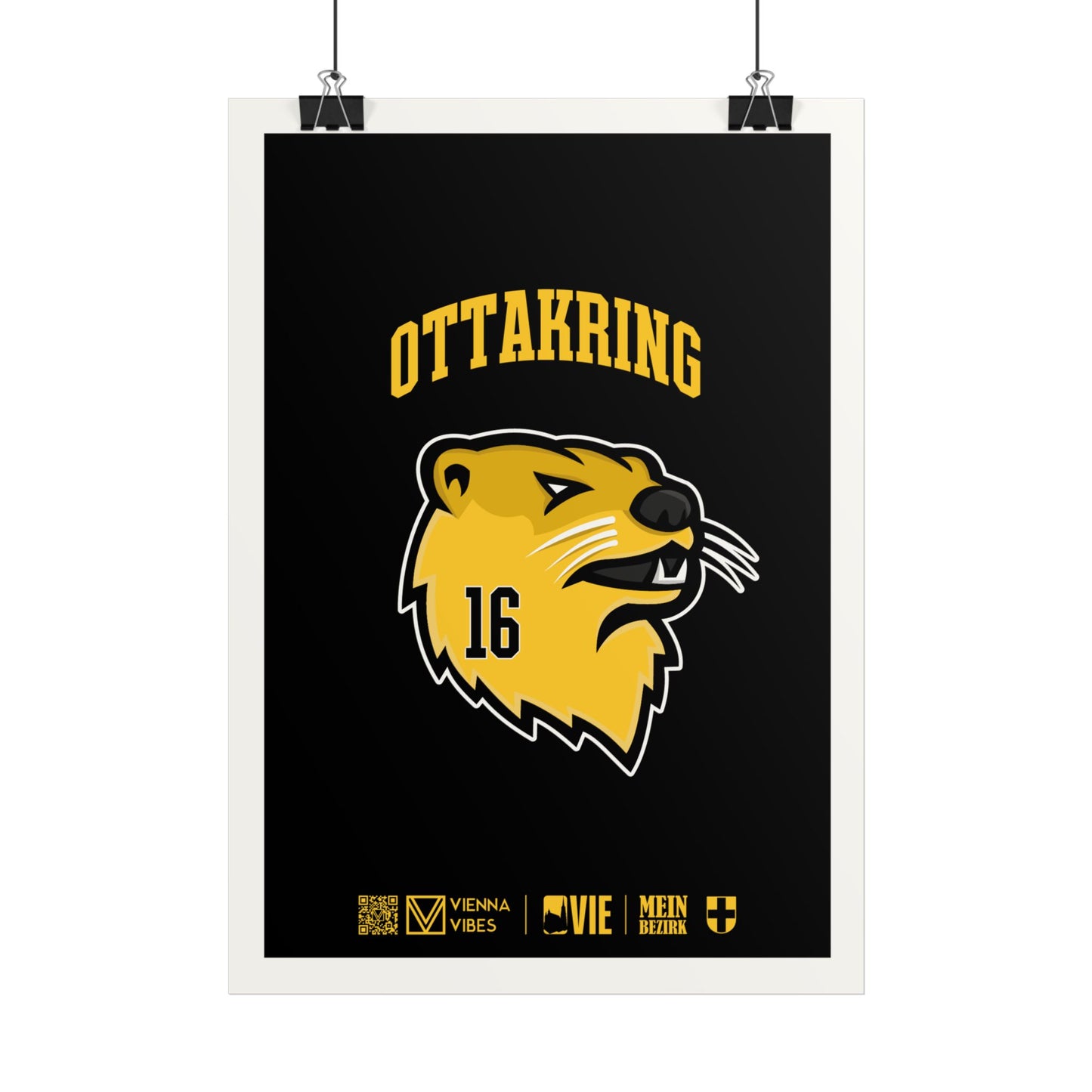 16 - Team Ottakring Maskottchen/Logo Art Print