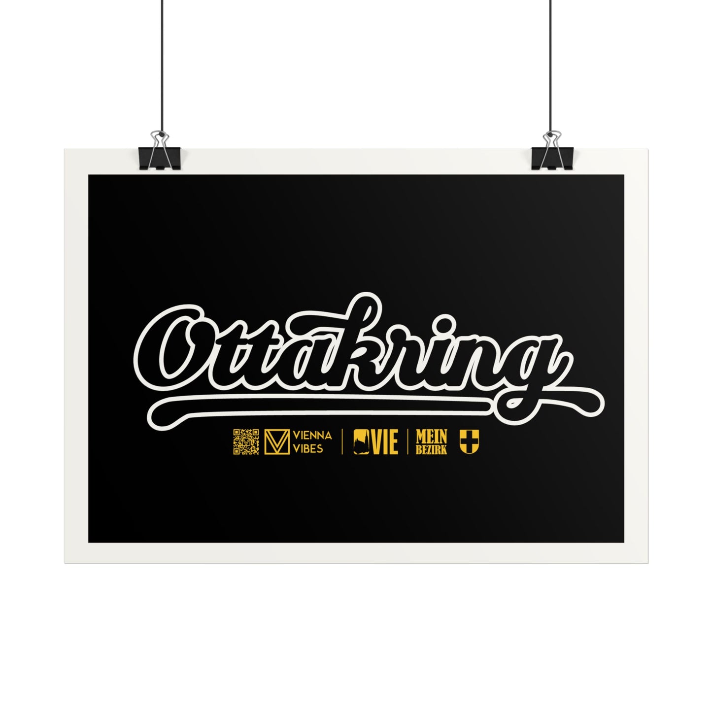 16 - Team Ottakring Schriftzug Art Print