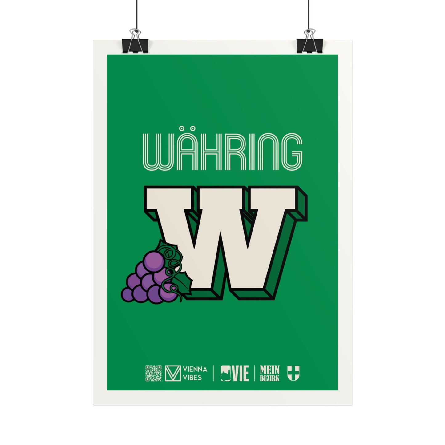 18 - Team Währing Monogramm Art Print