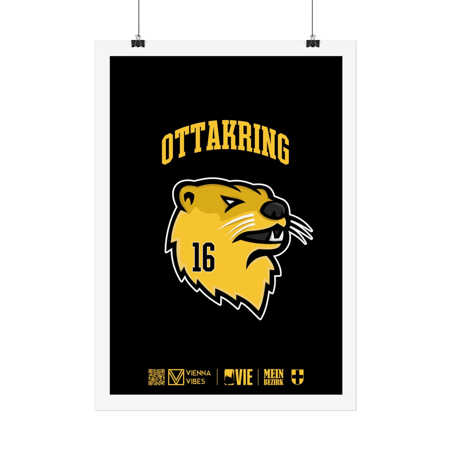 16 - Team Ottakring Maskottchen/Logo Art Print