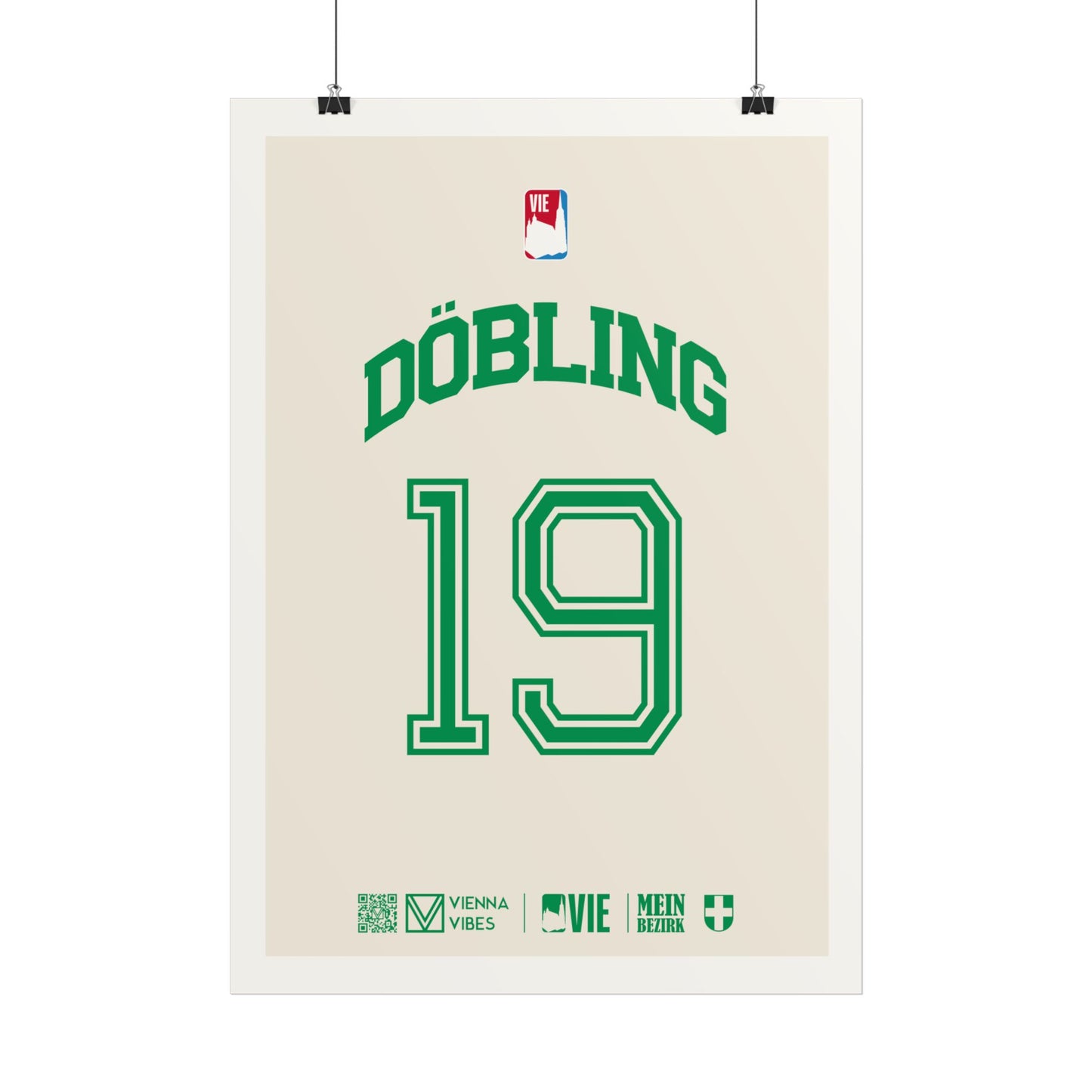 19 - Team Döbling - Trikot Art Print