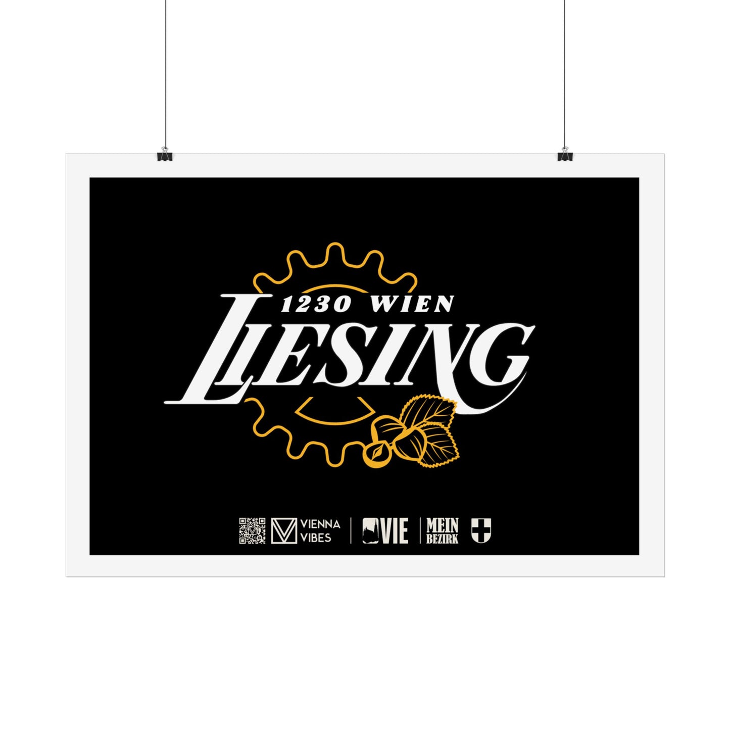 23 - Team Liesing Schriftzug Art Print