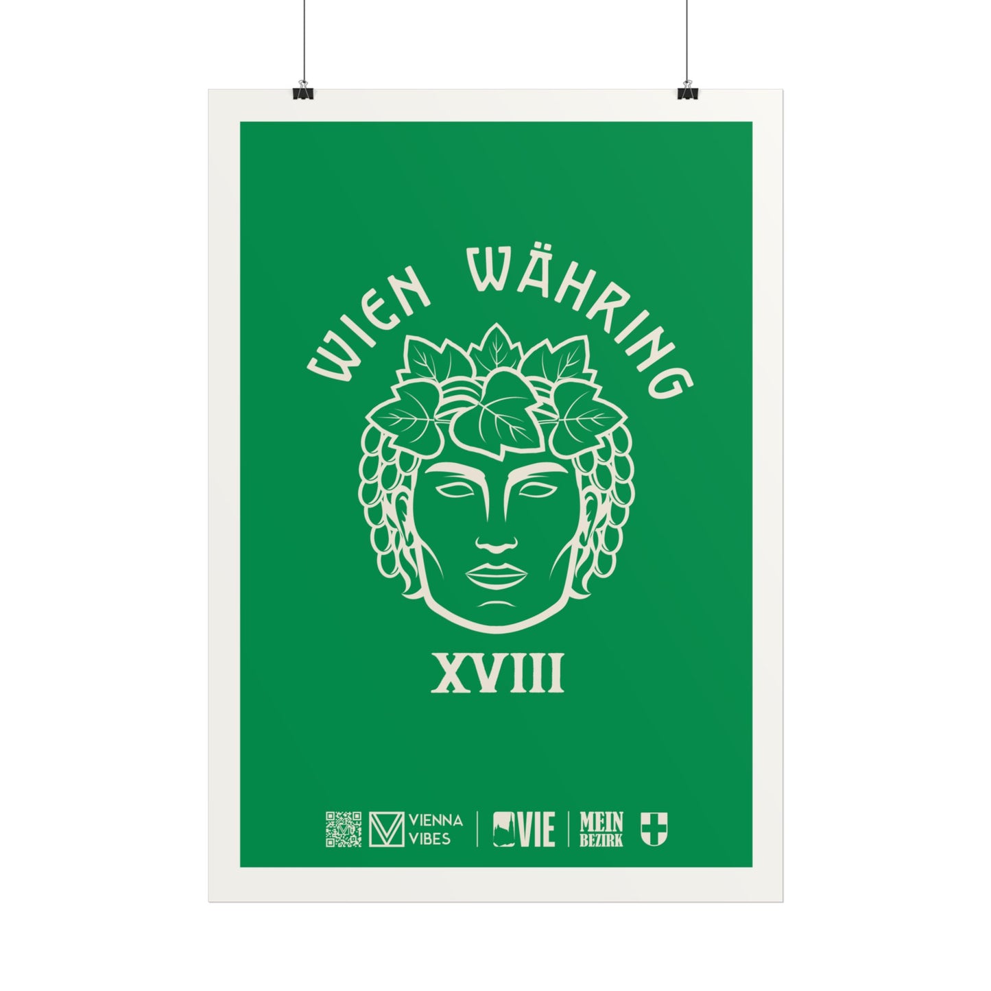 18 - Team Währing Maskottchen/Logo Art Print