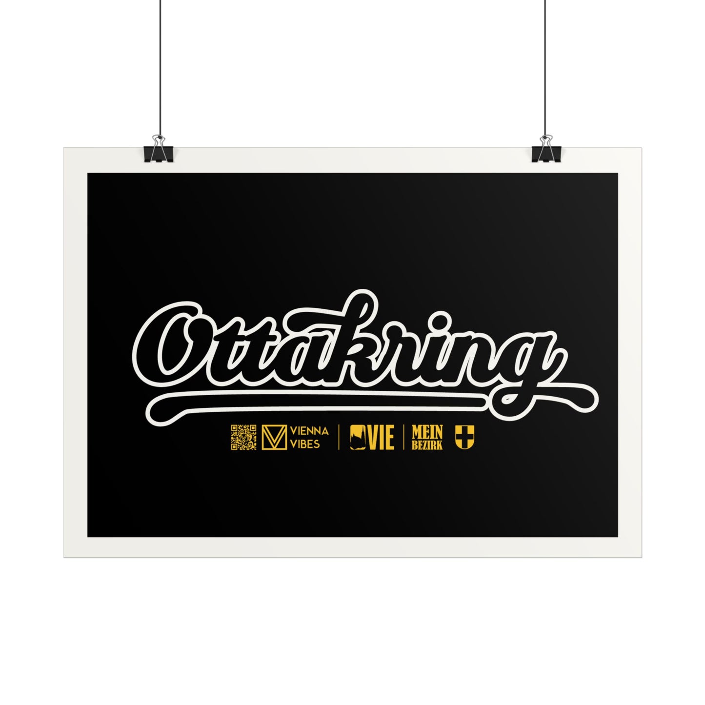 16 - Team Ottakring Schriftzug Art Print