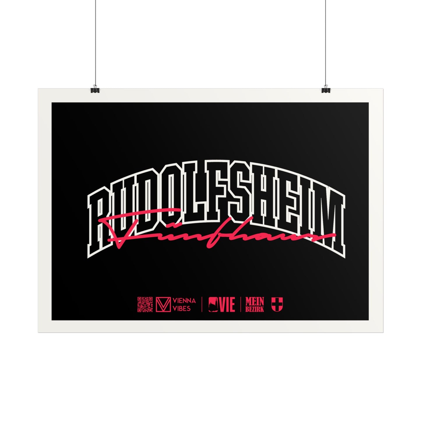 15 - Team Rudolfsheim-Fünfhaus Schriftzug Art Print