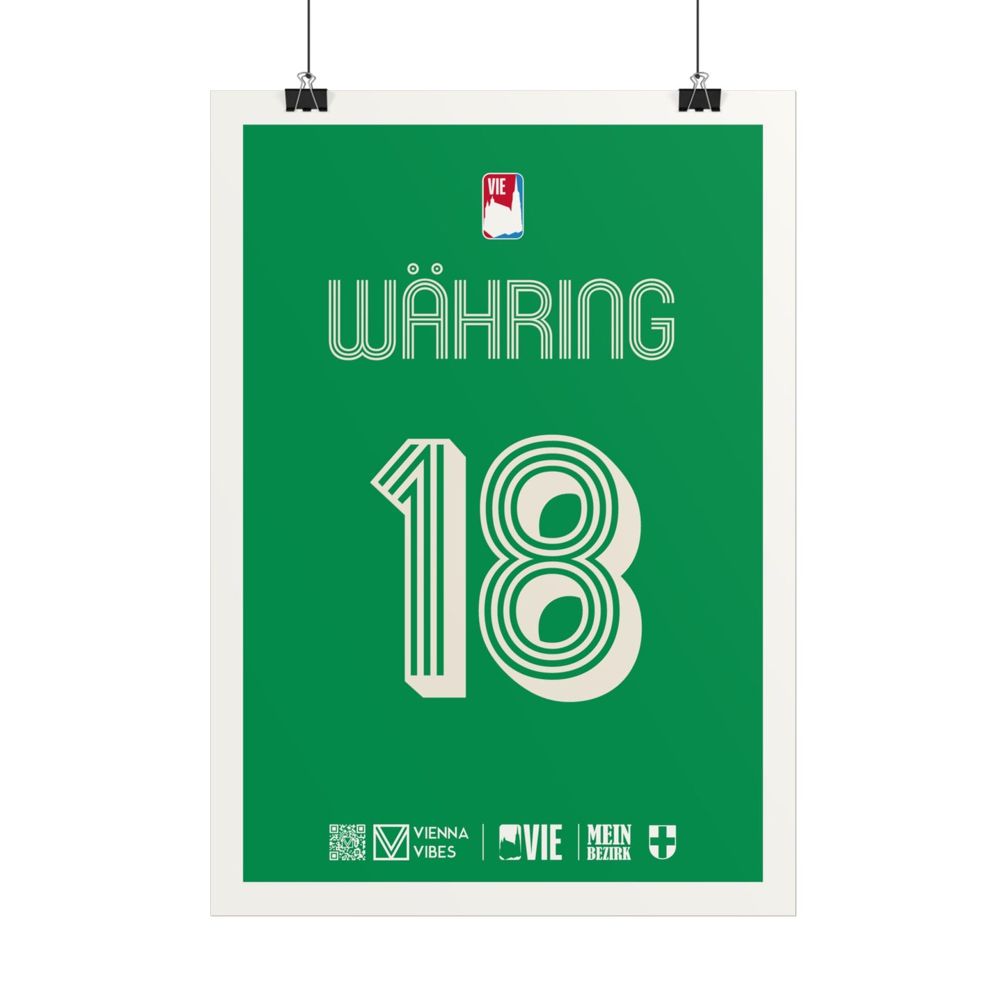 18 - Team Währing - Trikot Art Print