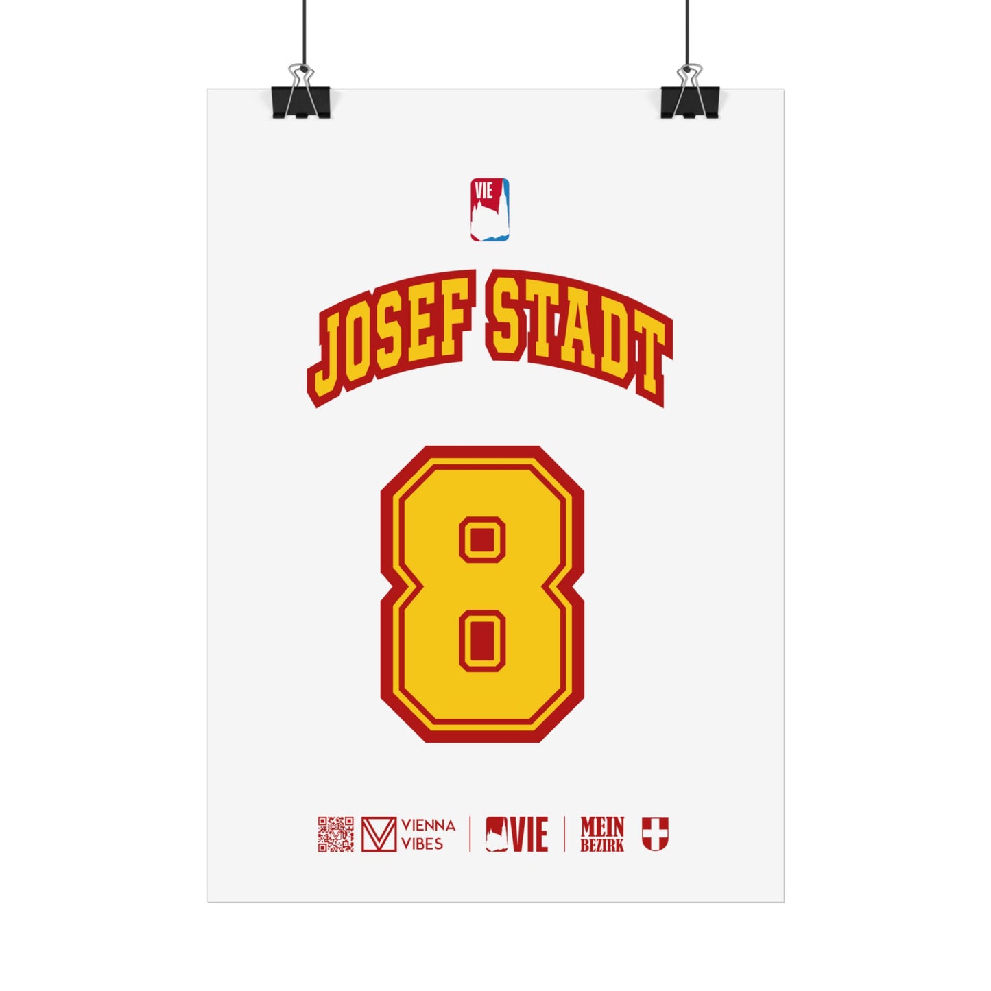 08 - Team Josefstadt - Trikot Art Print