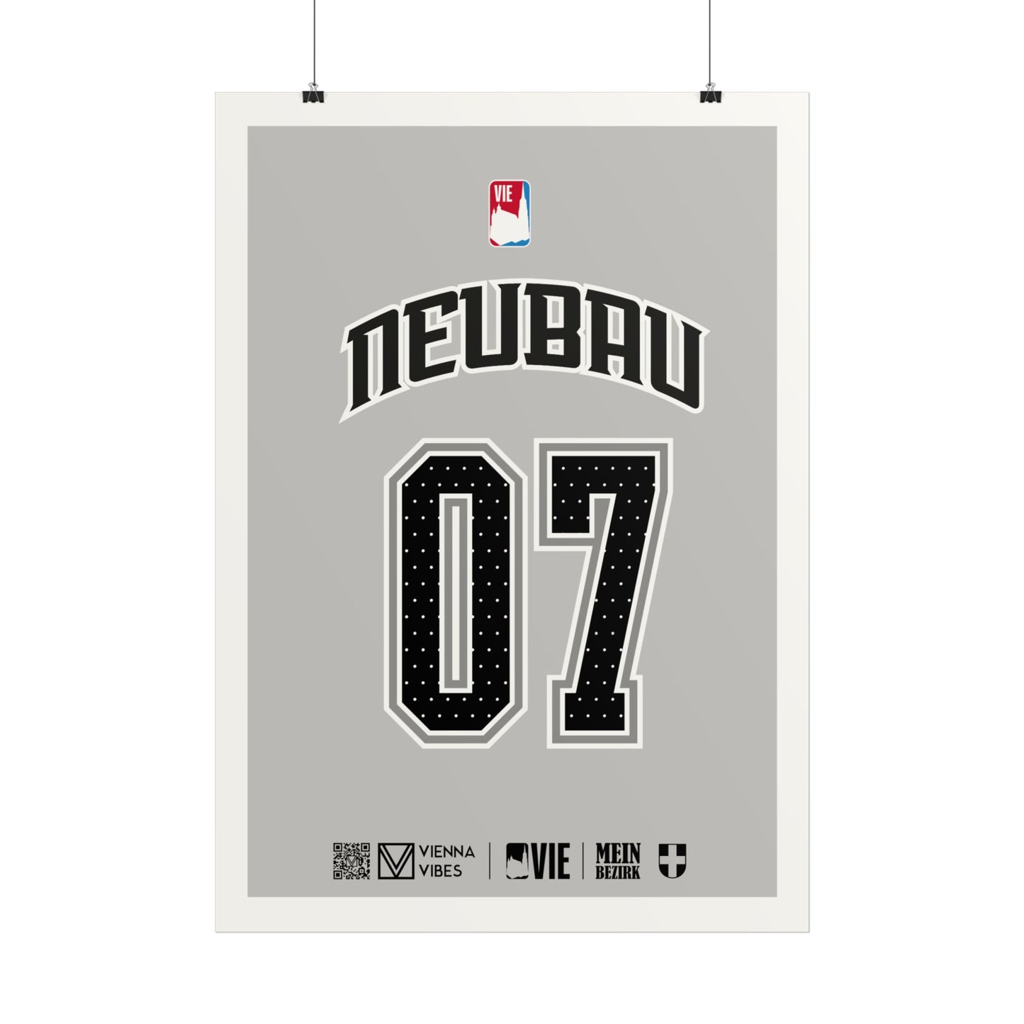 07 - Team Neubau - Trikot Art Print