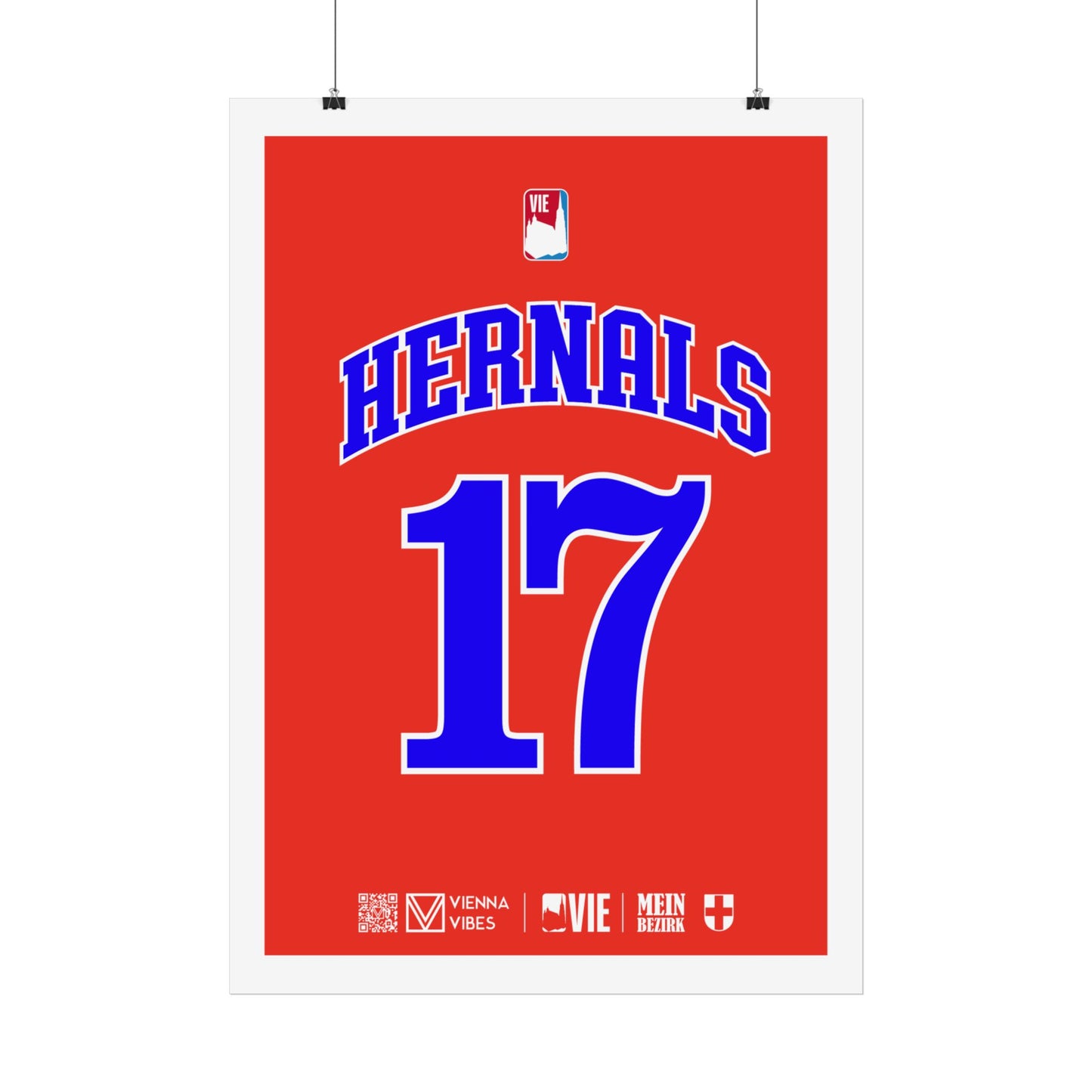 17 - Team Hernals - Trikot Art Print