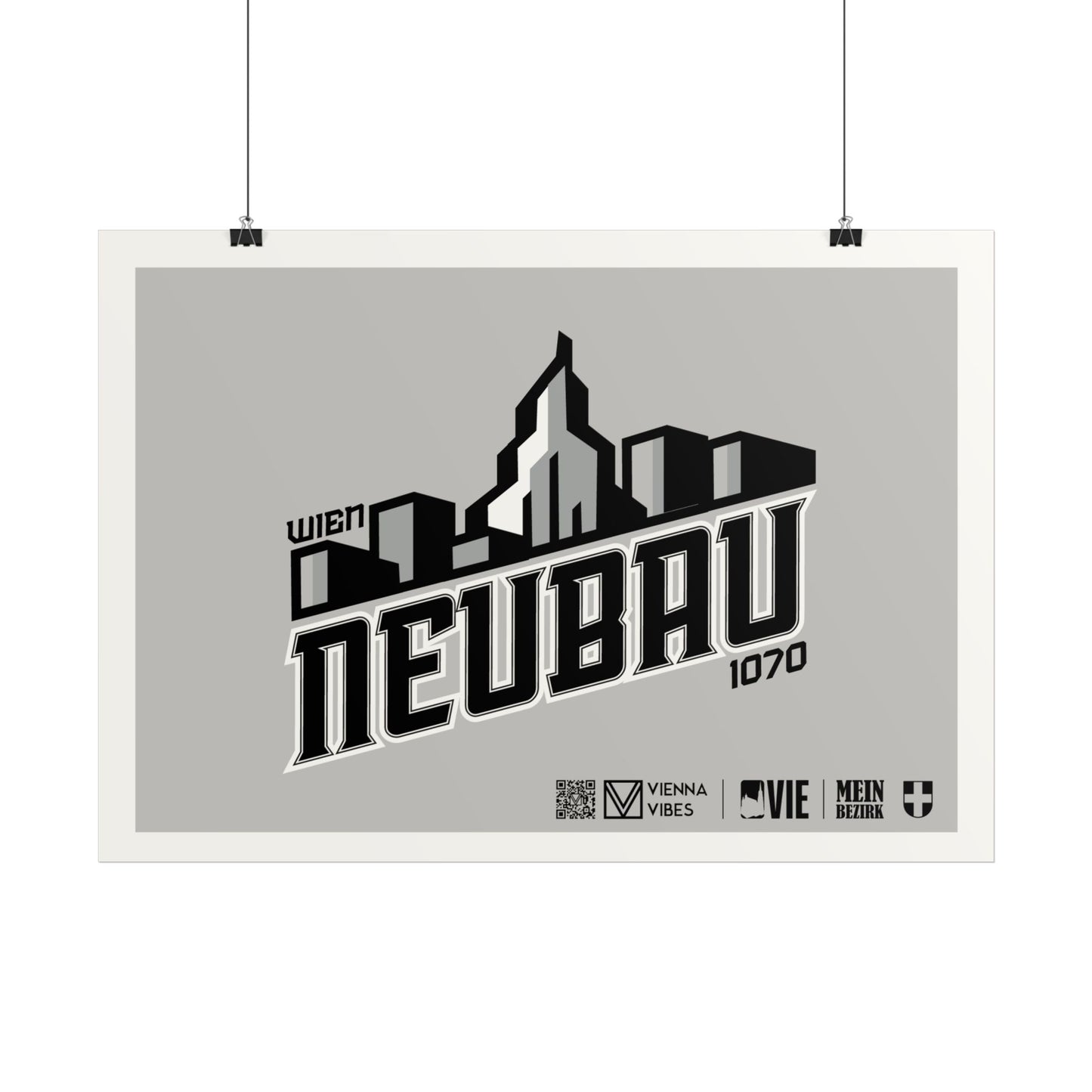 07 - Team Neubau Schriftzug Art Print