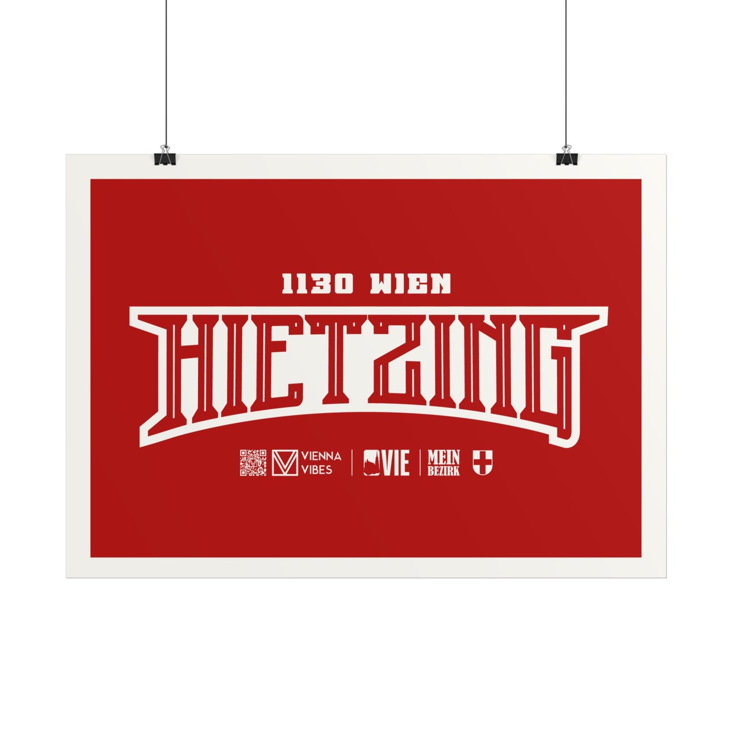 13 - Team Hietzing Schriftzug Art Print