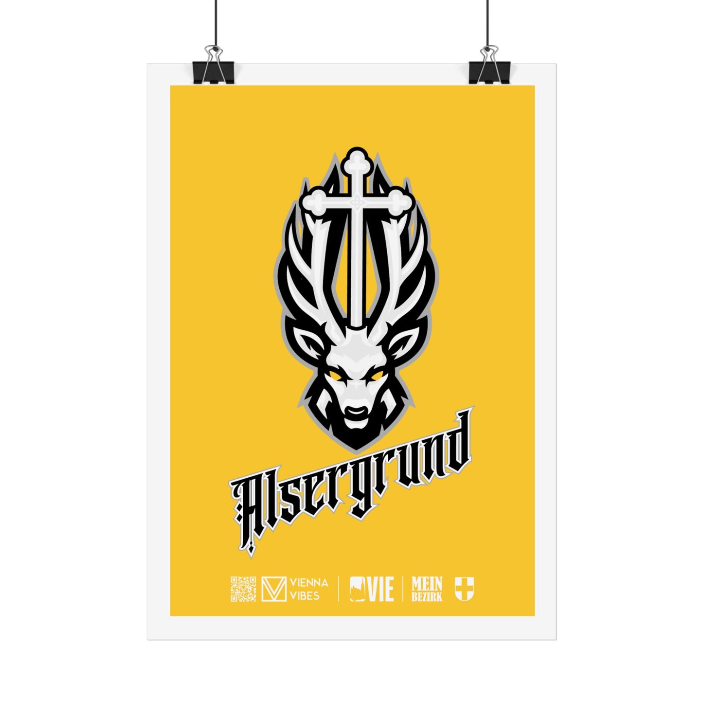 09 - Team Alsergrund Maskottchen/Logo Art Print