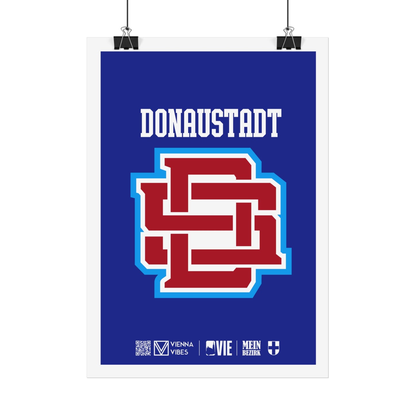 22 - Team Donaustadt Monogramm Art Print