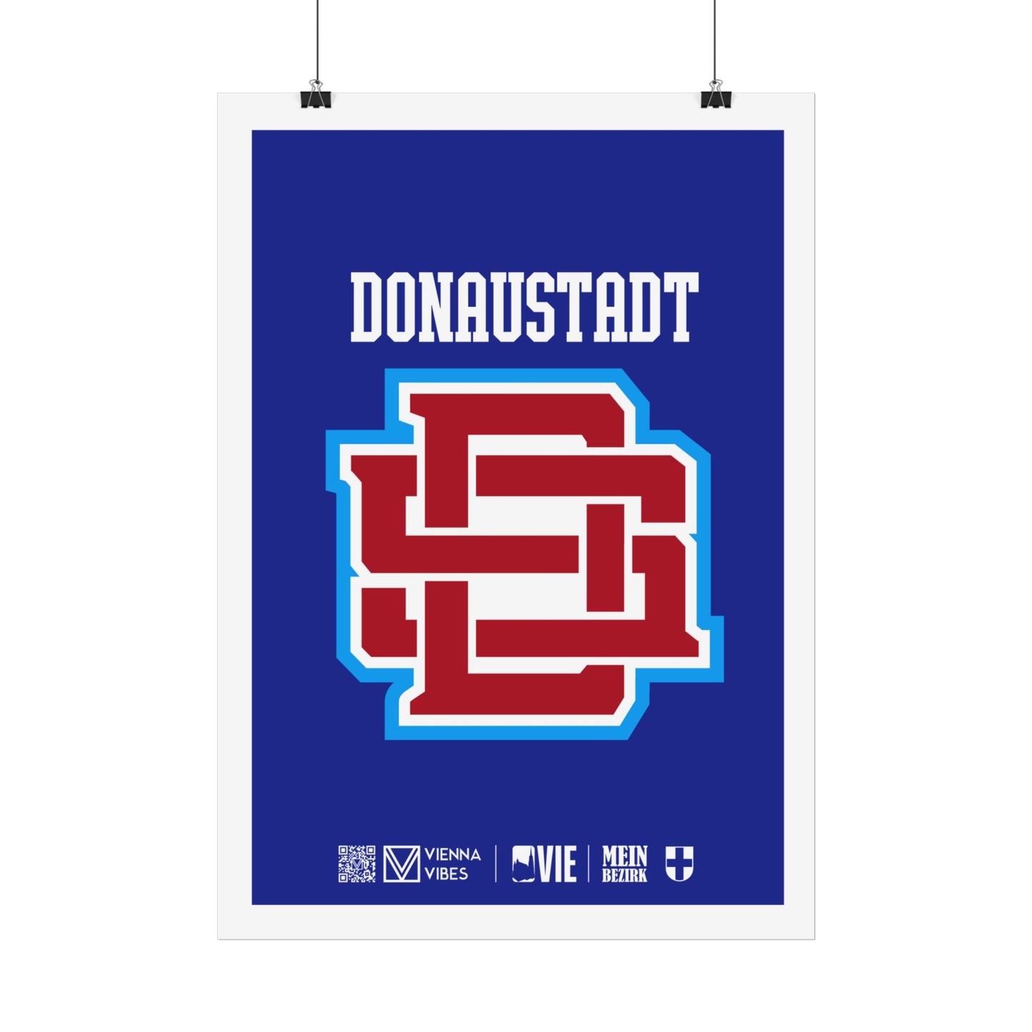 22 - Team Donaustadt Monogramm Art Print