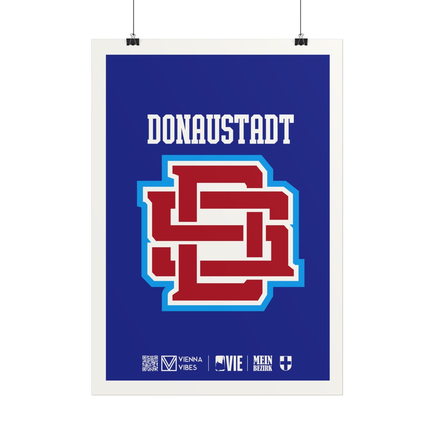 22 - Team Donaustadt Monogramm Art Print