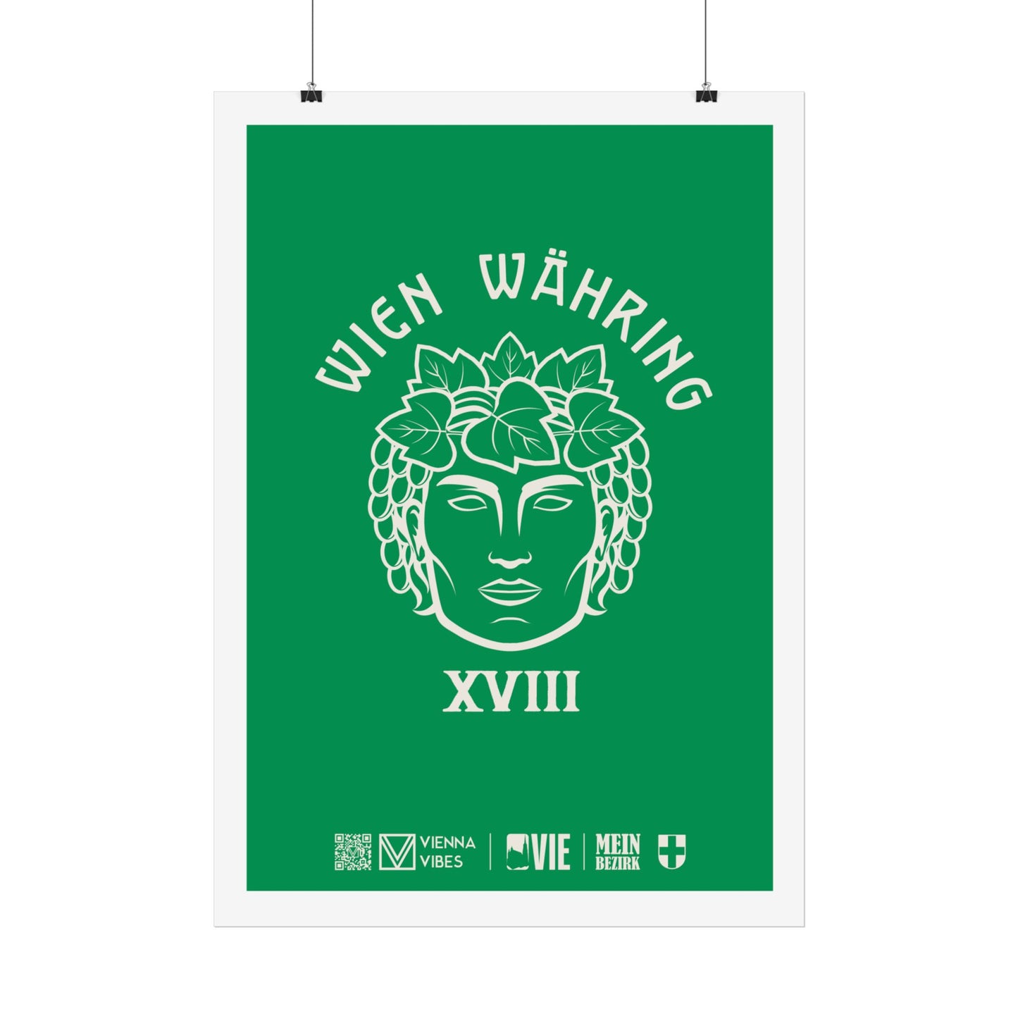 18 - Team Währing Maskottchen/Logo Art Print