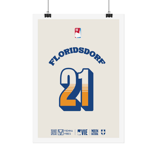 21 - Team Floridsdorf - Trikot Art Print