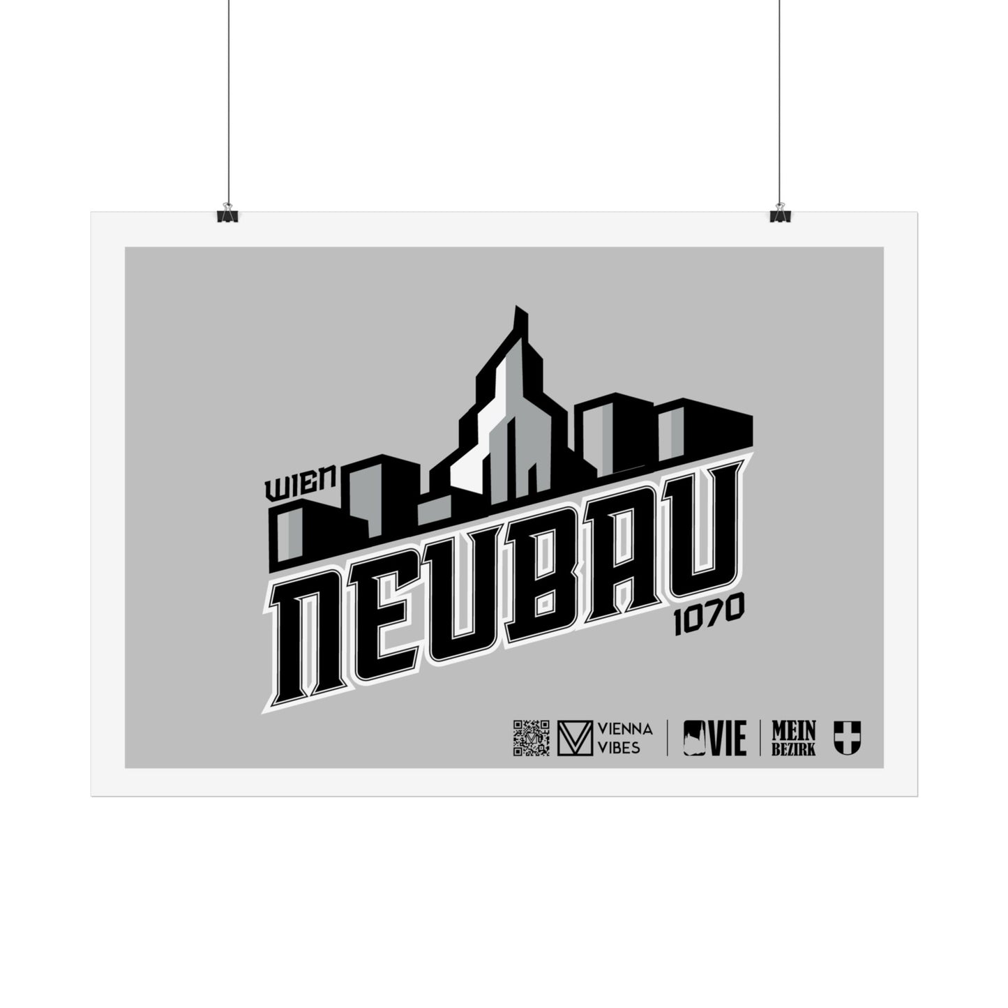 07 - Team Neubau Schriftzug Art Print