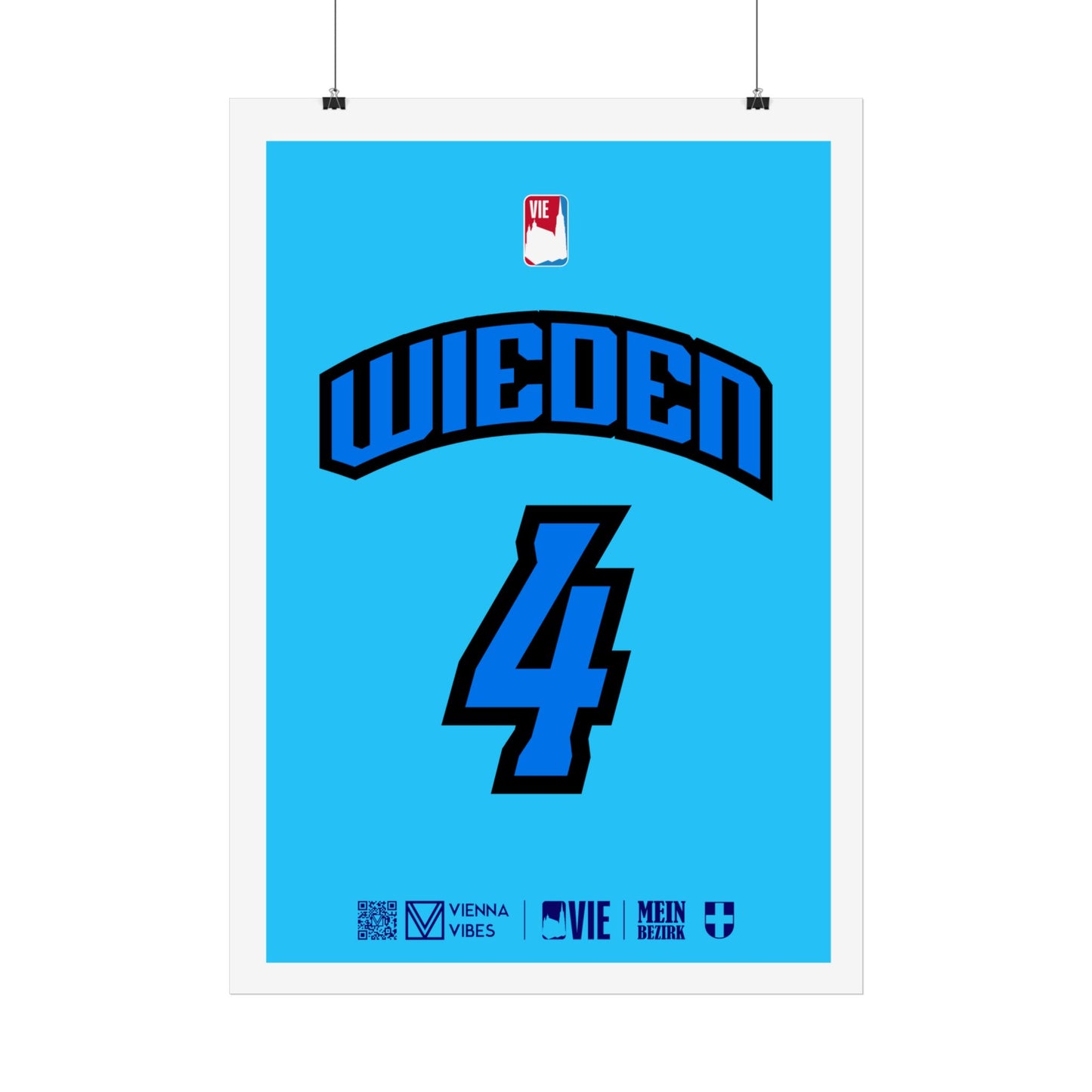 04 - Team Wieden - Trikot Art Print