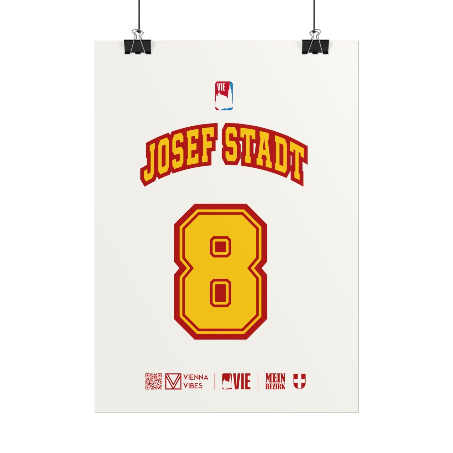 08 - Team Josefstadt - Trikot Art Print