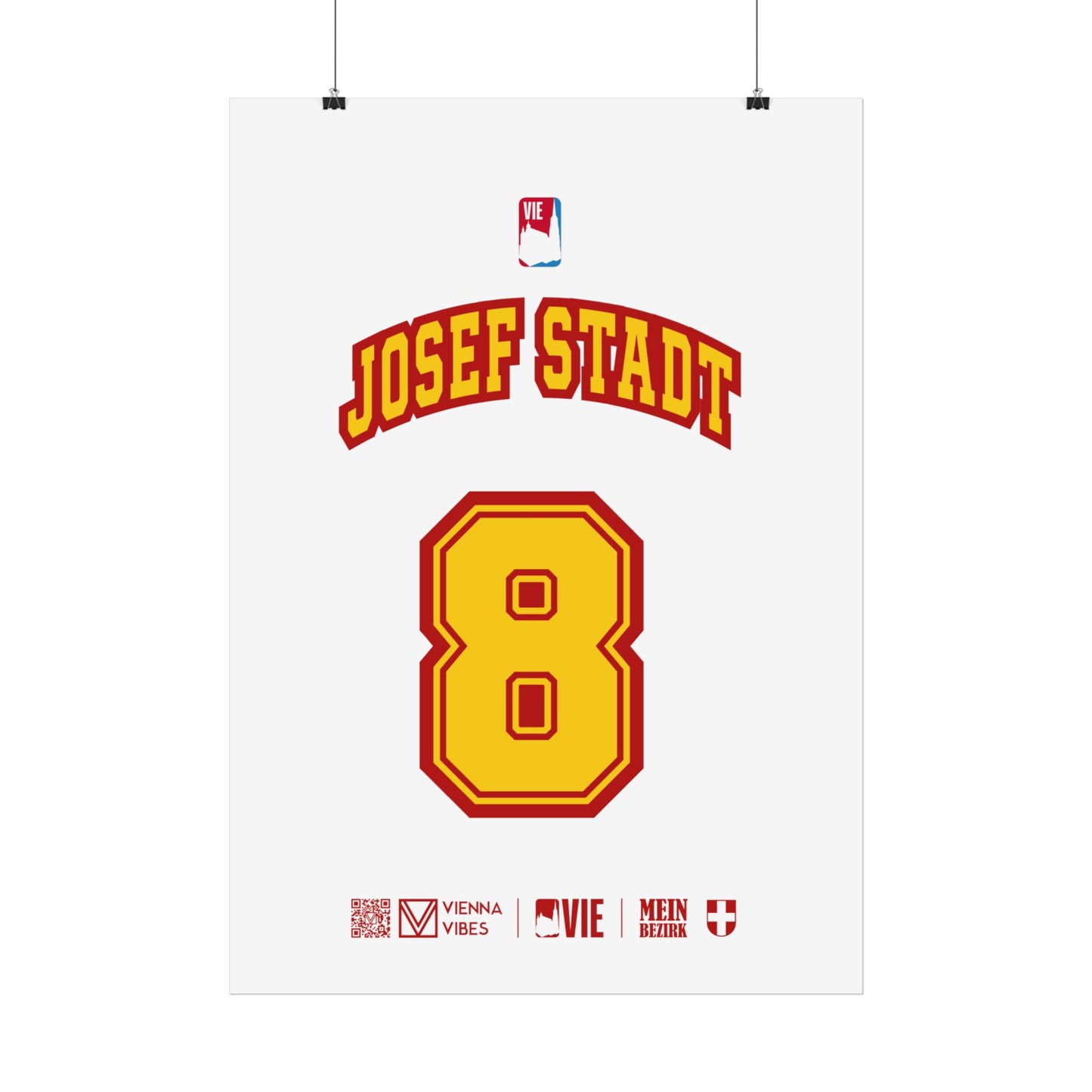 08 - Team Josefstadt - Trikot Art Print