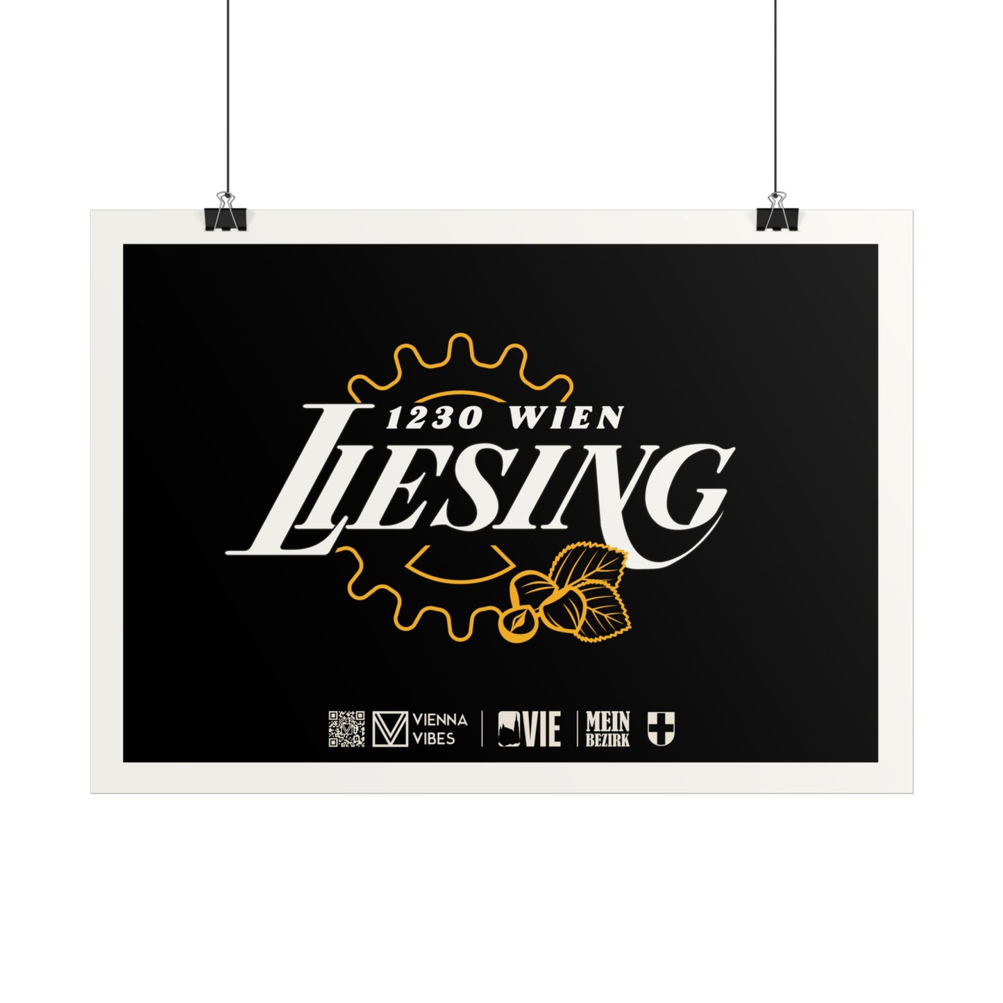 23 - Team Liesing Schriftzug Art Print