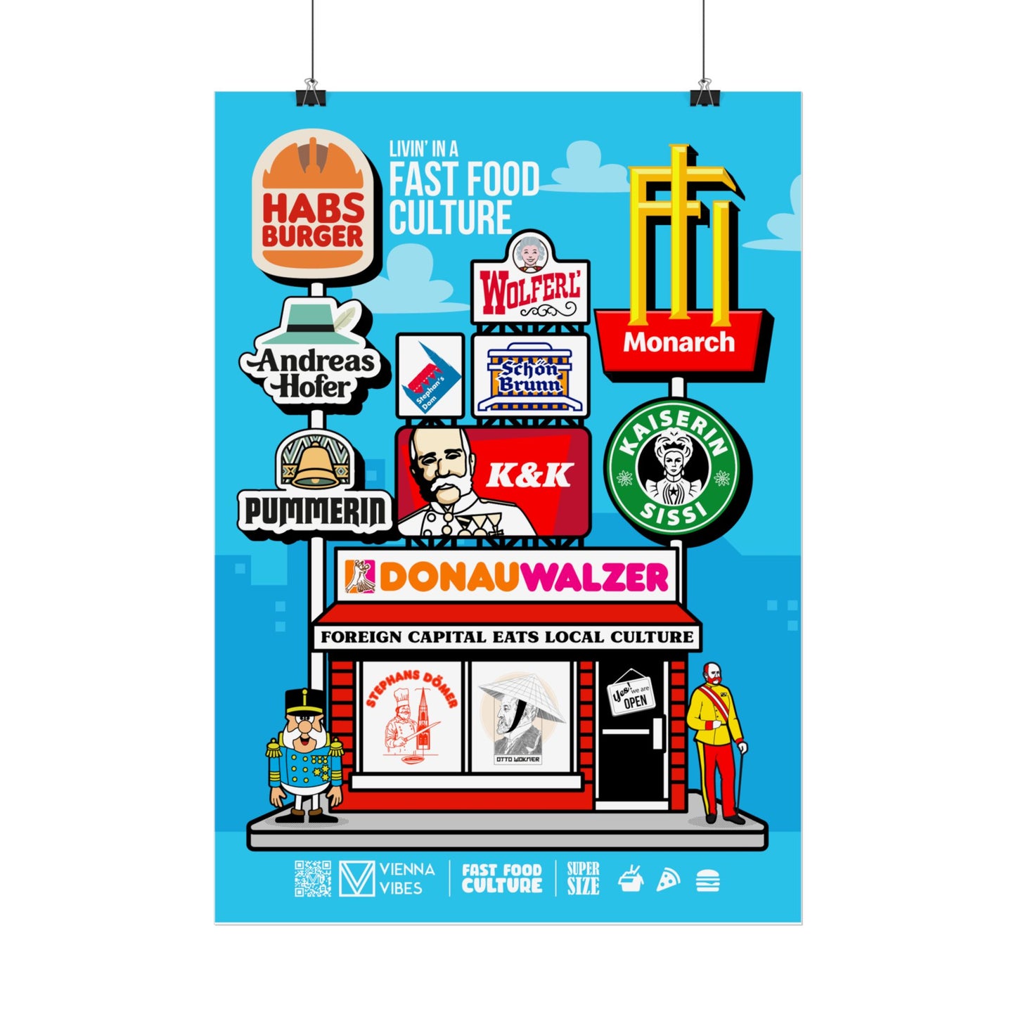 Livin' in a Fast Food Culture - Art Print