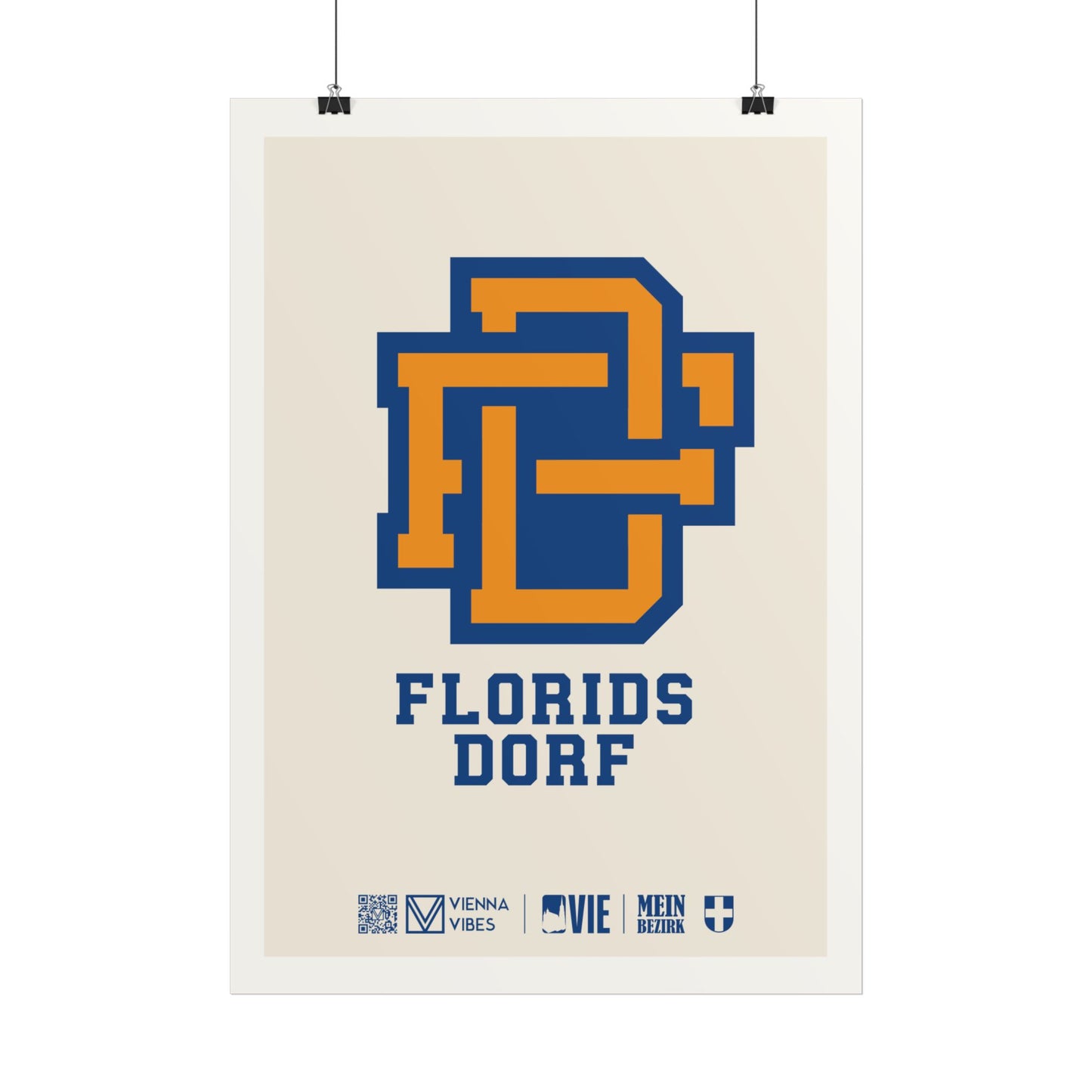 21 - Team Floridsdorf Monogramm Art Print