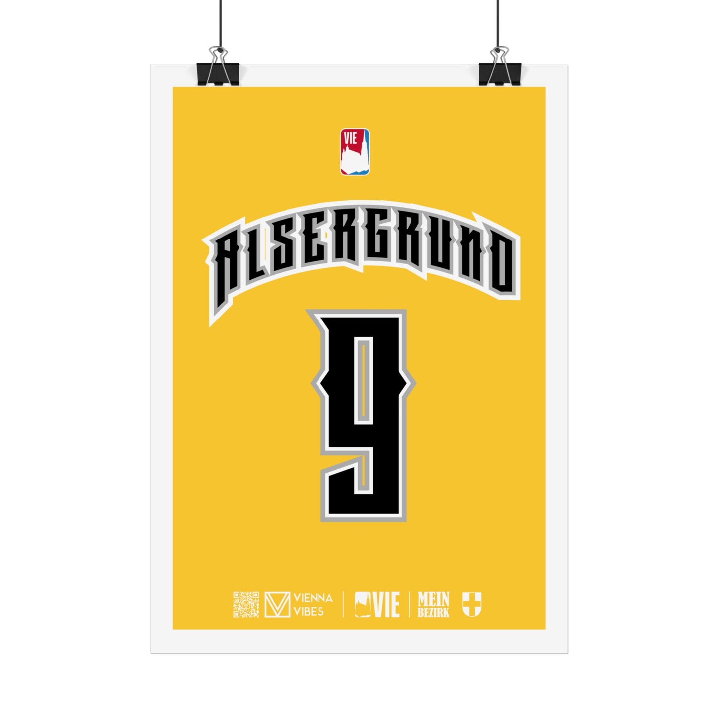 09 - Team Alsergrund - Trikot Art Print