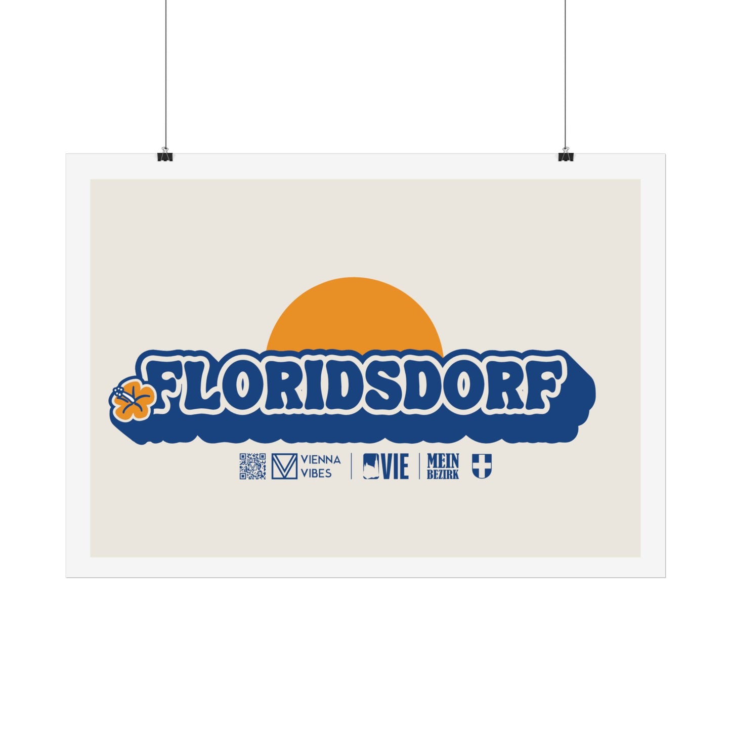 21 - Team Floridsdorf Schriftzug Art Print