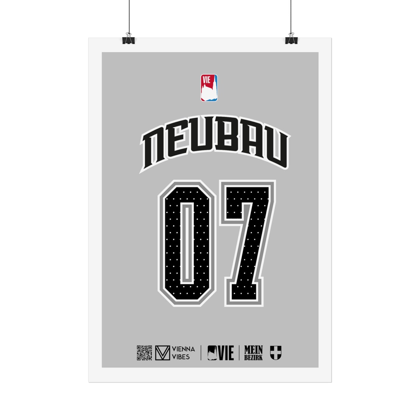 07 - Team Neubau - Trikot Art Print