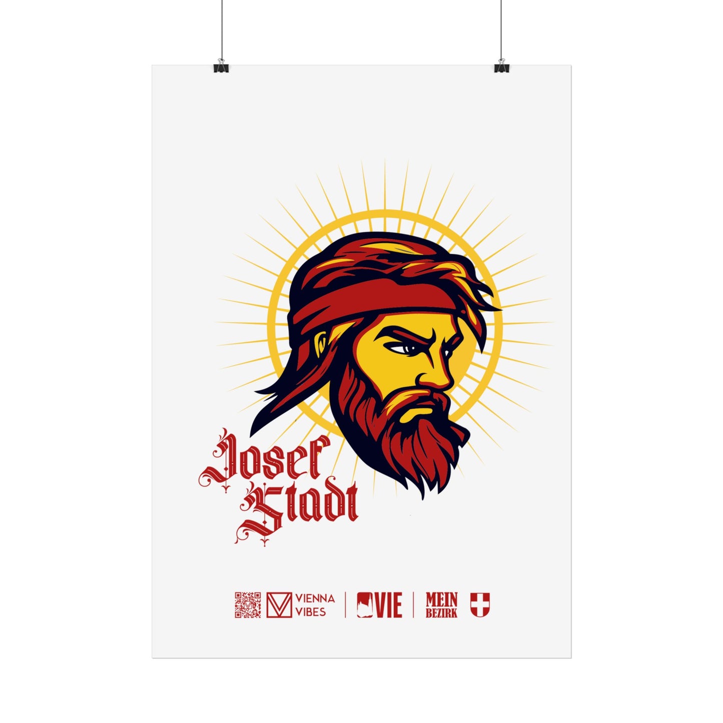 08 - Team Josefstadt Maskottchen/Logo Art Print