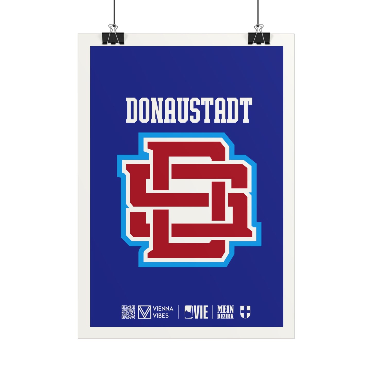 22 - Team Donaustadt Monogramm Art Print