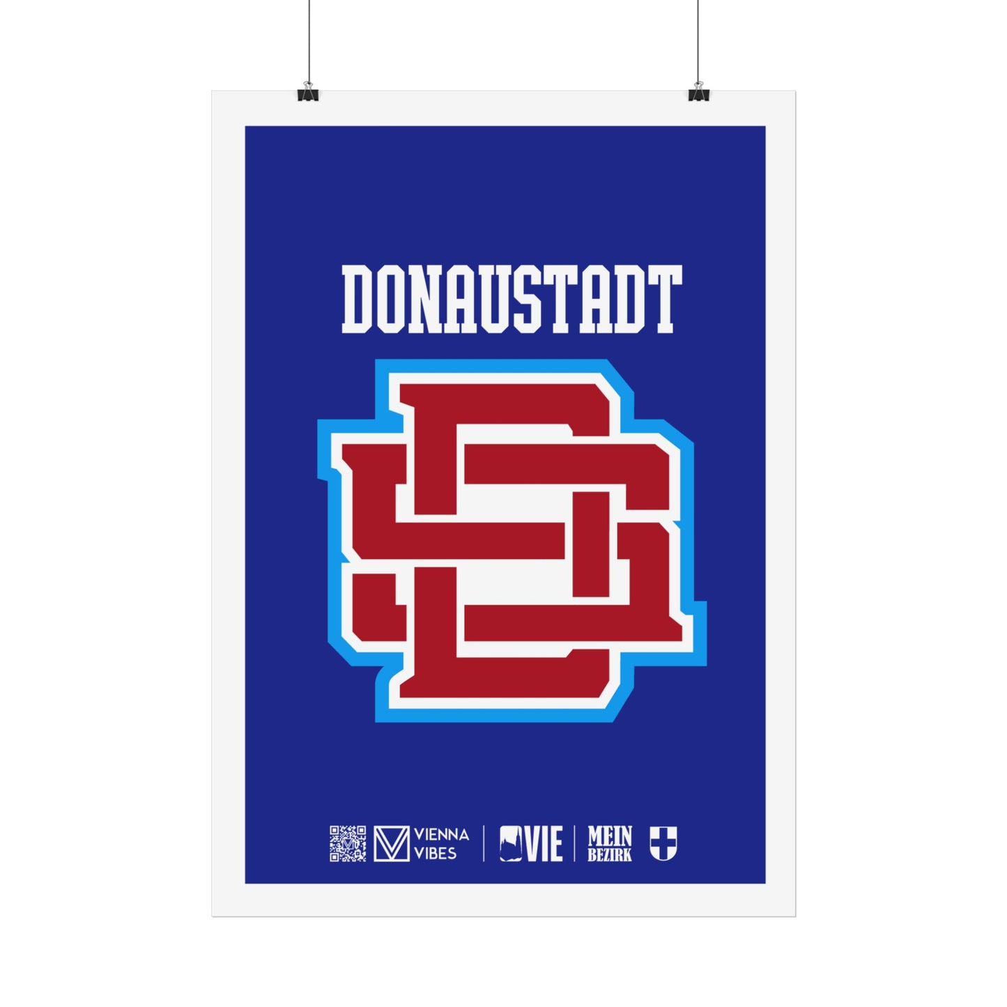 22 - Team Donaustadt Monogramm Art Print