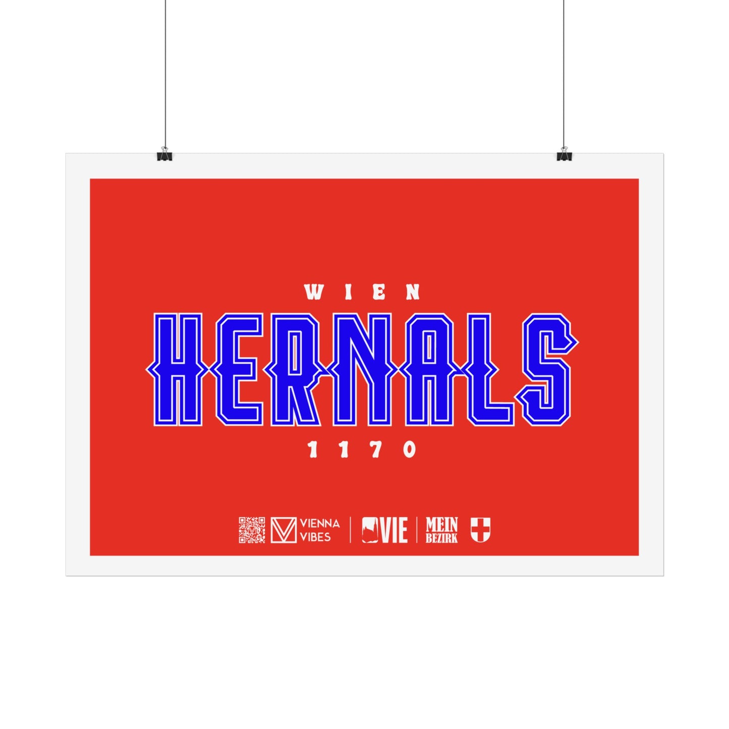 17 - Team Hernals Schriftzug Art Print