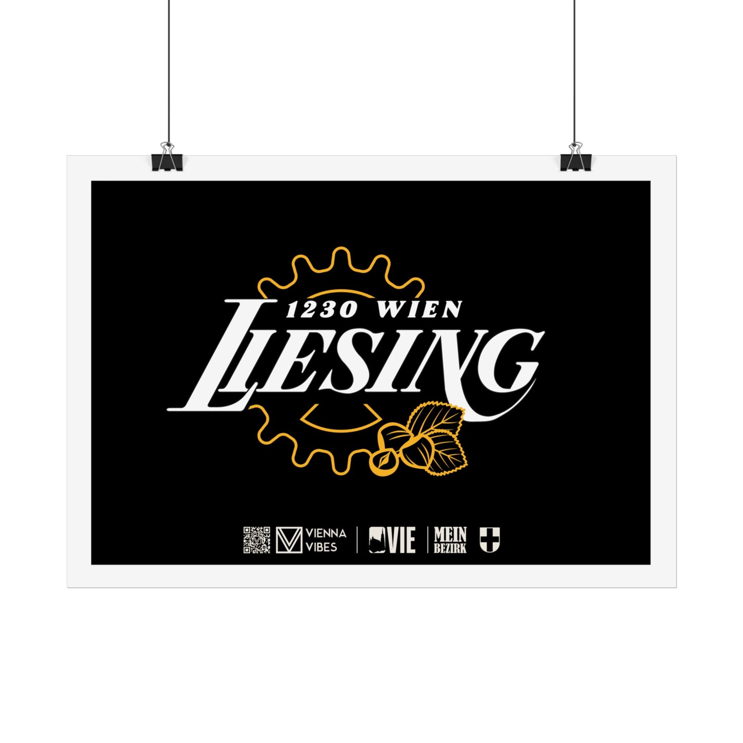 23 - Team Liesing Schriftzug Art Print