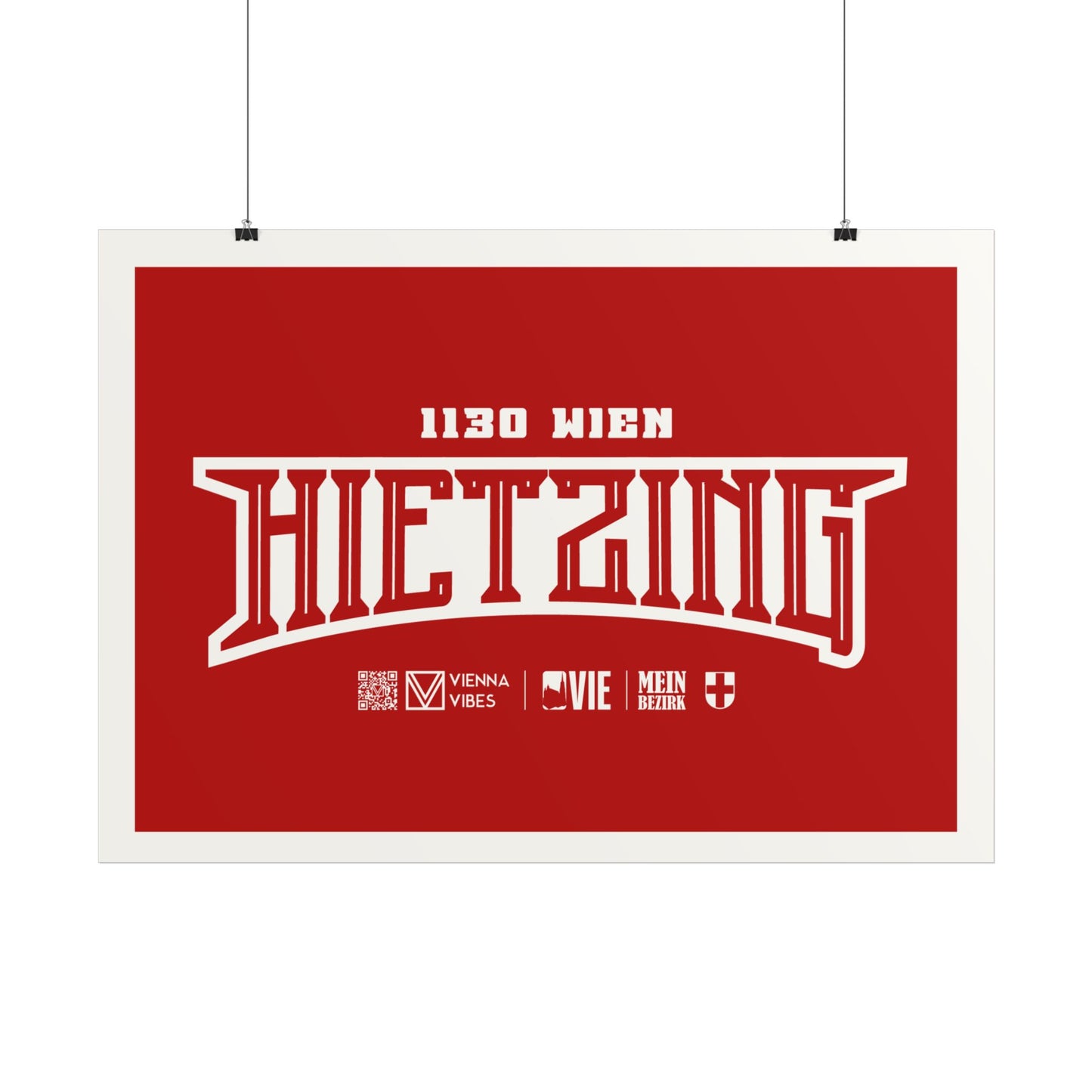 13 - Team Hietzing Schriftzug Art Print