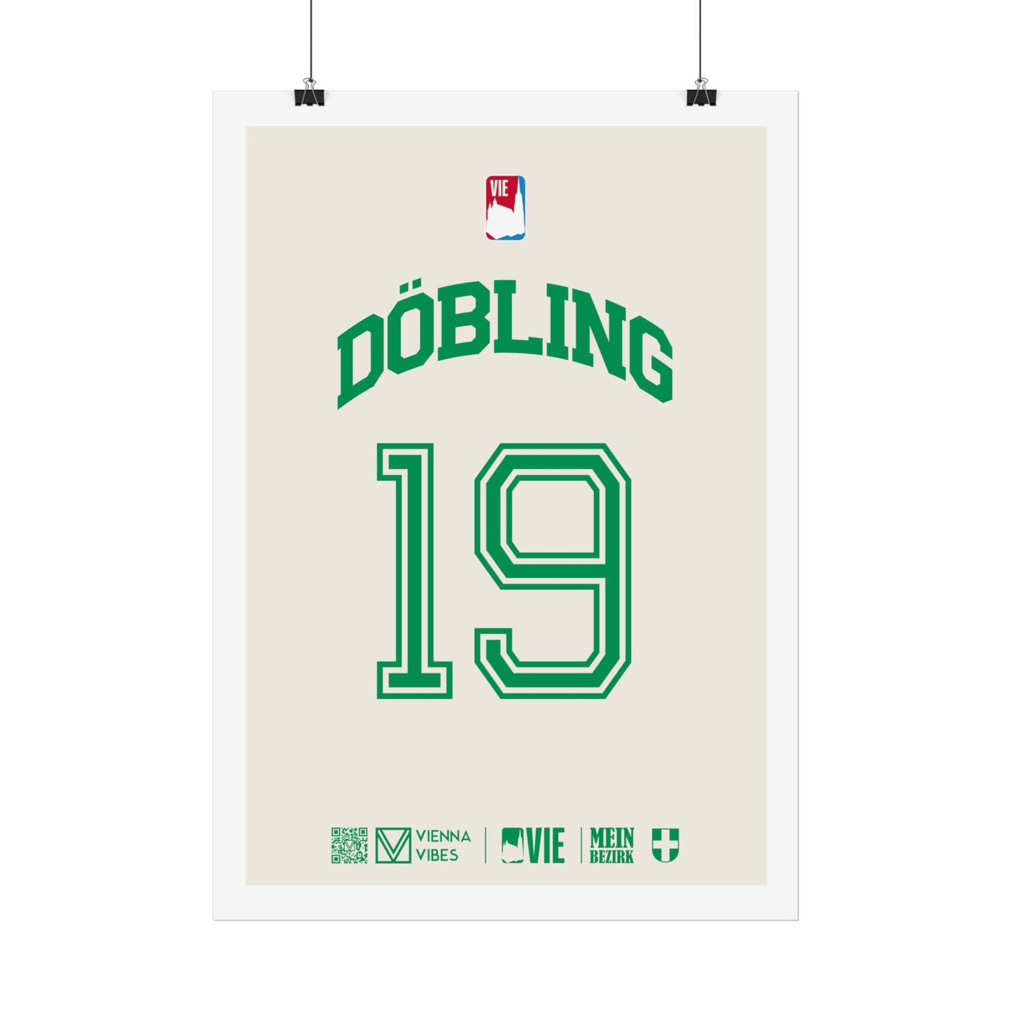 19 - Team Döbling - Trikot Art Print