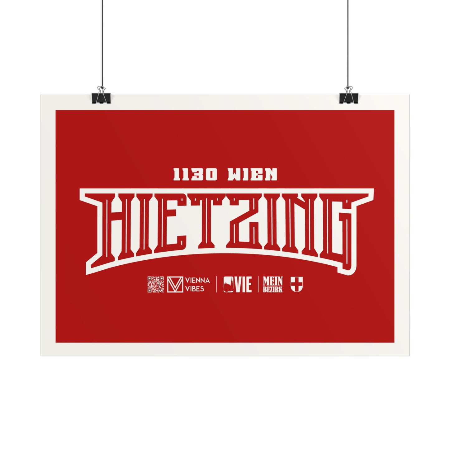 13 - Team Hietzing Schriftzug Art Print